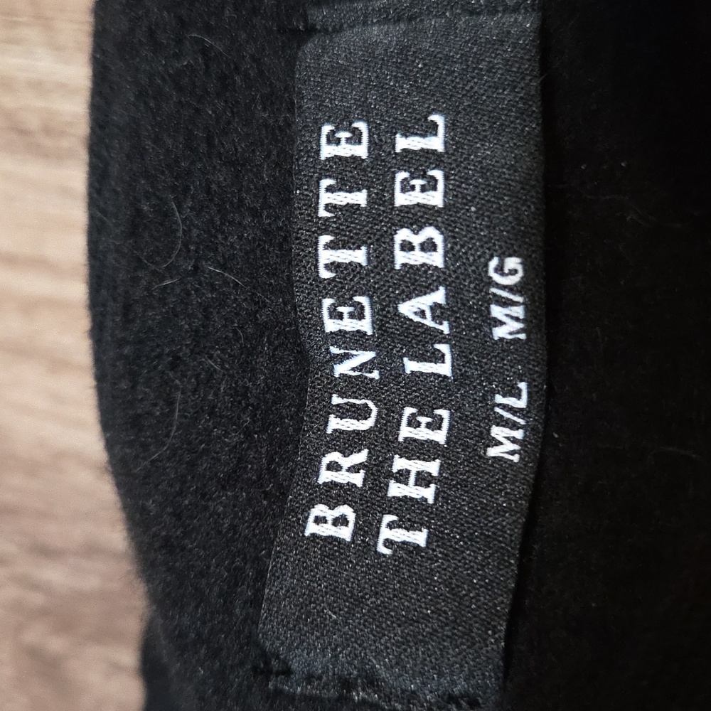 Brunette The Label "Brunette" Varsity Hair Colour Not Your Boyfriend's Crew M/L - Picture 8 of 15